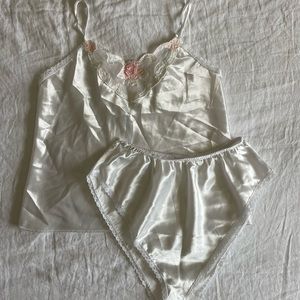 vintage lingerie camisole set